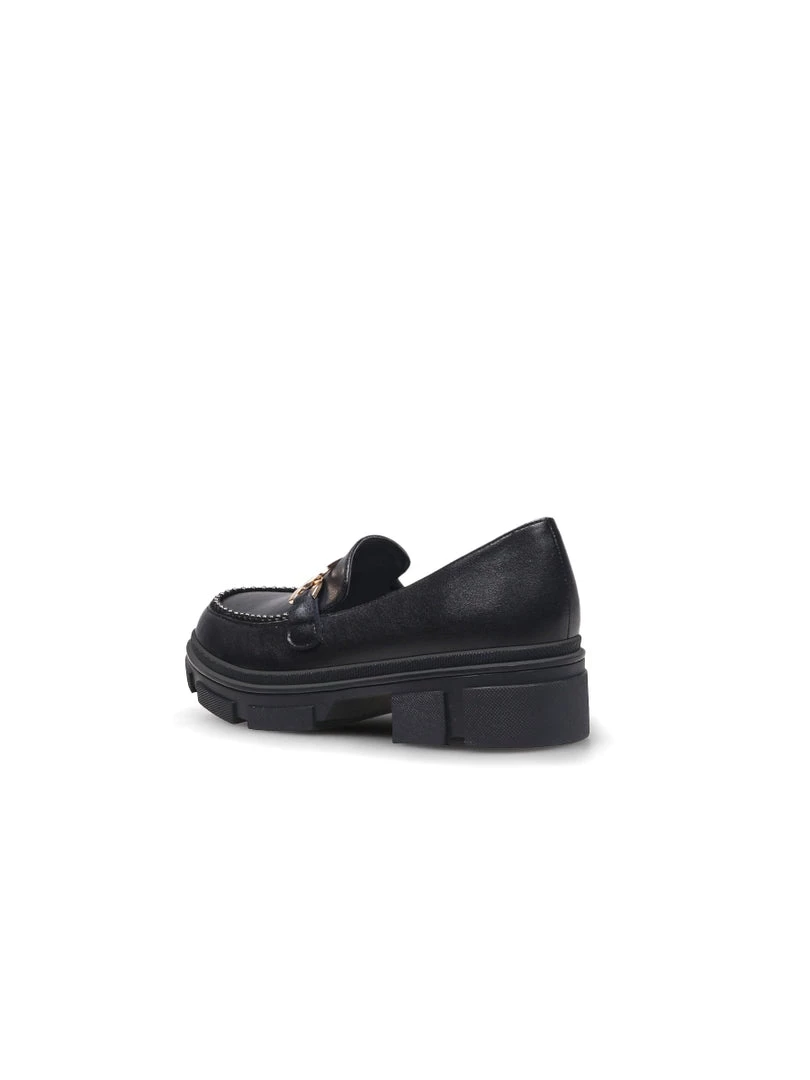 Jady Rose JadyRose | Black Pearl Leather Loafer 4 Jady Rose JadyRose | Black Pearl Leather Loafer
