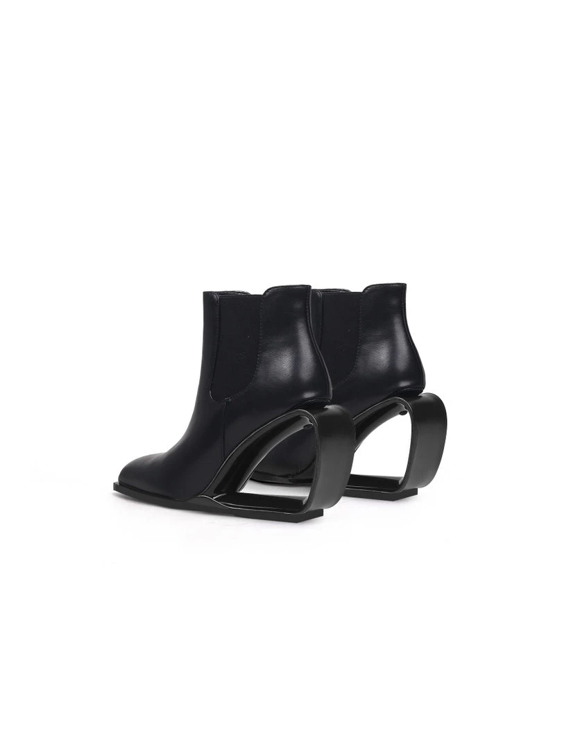 Jady Rose JadyRose | Genuine Leather Elevator Wedge-Heel Back Chelsea Boots New In Shoes 5 Jady Rose JadyRose | Genuine Leather Elevator Wedge-Heel Back Chelsea Boots New In Shoes