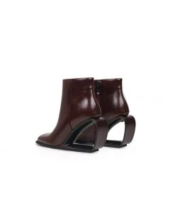 Jady Rose JadyRose | FIREPLACE Wedge-Heel Chocolate Leather Ankle Boot New In Shoes 15 Jady Rose JadyRose | FIREPLACE Wedge-Heel Chocolate Leather Ankle Boot New In Shoes
