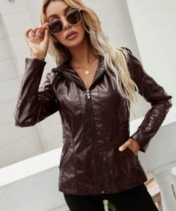 YBL New In Clothing Smaibulun | Quilted Hooded Moto Jacket 13 YBL New In Clothing Smaibulun | Quilted Hooded Moto Jacket