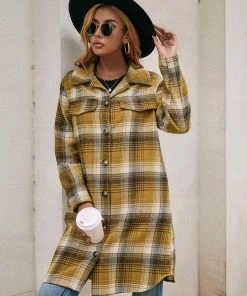 YBL Smaibulun | Longline Plaid Coat 12 YBL Smaibulun | Longline Plaid Coat