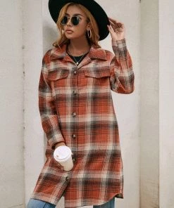 YBL Smaibulun | Longline Plaid Coat 18 YBL Smaibulun | Longline Plaid Coat
