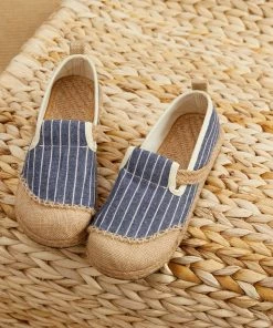 TC Cactus Rose |Stripe Strap-Accent Espadrilles Loafers - Women