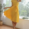 BFZY GIVEN SPOT DRESS - YELLOW New In Clothing