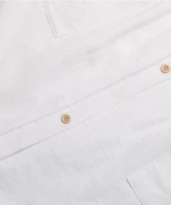 BFZY Two Pocket White Linen Dress New In Clothing 9 BFZY Two Pocket White Linen Dress New In Clothing