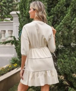 BFZY Smaibulun | Button-Up Dress - Beige