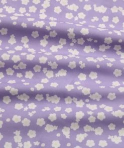 BFZY Purple Print Ruffle-Shoulder Dress New In Clothing