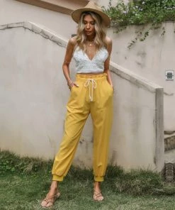 BFZY Mayra Pants - Yellow New In Clothing