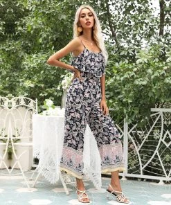 BFZY Smaibulun | Floral Sleeveless Jumpsuit New In Clothing