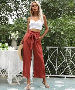 BFZY Smaibulun | Brick Red Wide-Leg Pants 8 BFZY Smaibulun | Brick Red Wide-Leg Pants