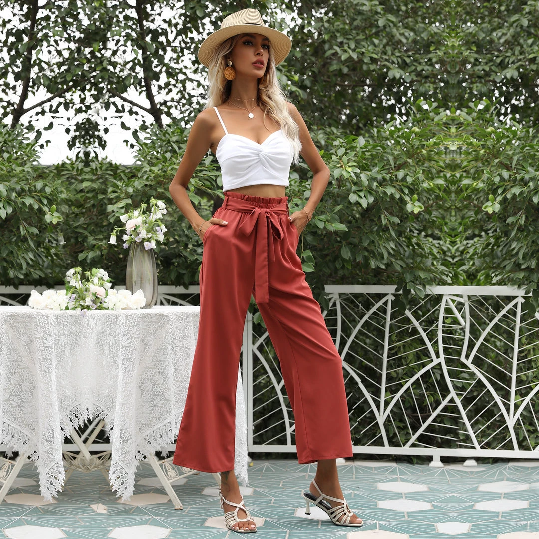 BFZY Smaibulun | Brick Red Wide-Leg Pants 2 BFZY Smaibulun | Brick Red Wide-Leg Pants