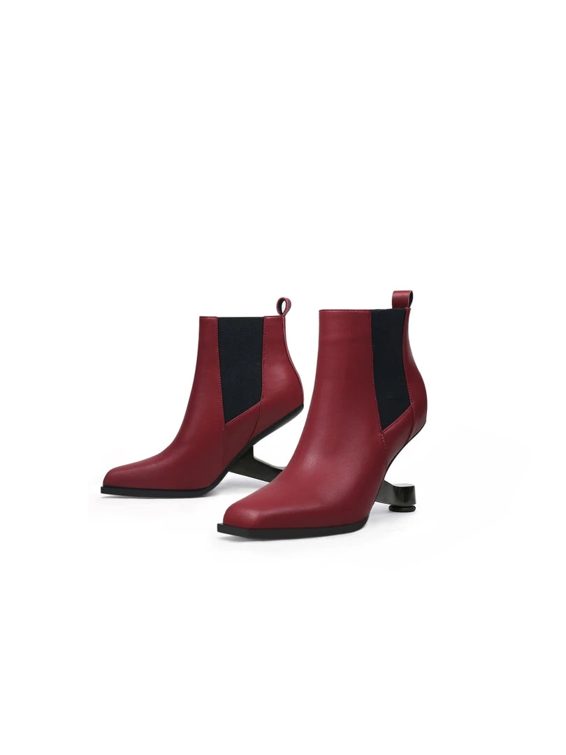 Jady Rose JadyRose | HARPER Elevator Heel Burgundy Leather Chelsea Boot NEW ARRIVALS 6 Jady Rose JadyRose | HARPER Elevator Heel Burgundy Leather Chelsea Boot NEW ARRIVALS
