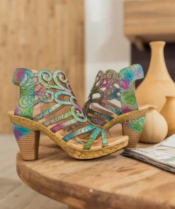 RXD SOFFIA | Genuine Leather Swirl Strappy Leather Sandal NEW ARRIVALS