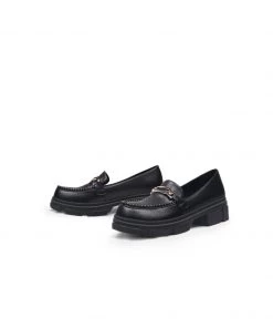 Jady Rose JadyRose | Black Pearl Leather Loafer 10 Jady Rose JadyRose | Black Pearl Leather Loafer