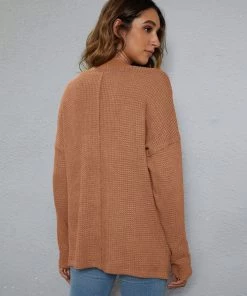 BBYS New In Clothing Smaibulun | Rayon Blend V-Neck Pocket Sweater