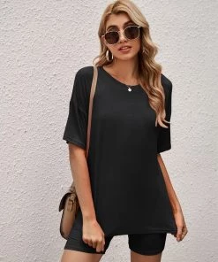 MD Short Sleeve Sports Short Lounge Set - Loungewear New In Clothing