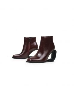 Jady Rose JadyRose | FIREPLACE Wedge-Heel Chocolate Leather Ankle Boot New In Shoes 14 Jady Rose JadyRose | FIREPLACE Wedge-Heel Chocolate Leather Ankle Boot New In Shoes
