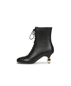 Jady Rose JadyRose | Golden Drop Heeled Black Bootie Ankle Boots 10 Jady Rose JadyRose | Golden Drop Heeled Black Bootie Ankle Boots