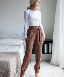 BFZY Smaibulun | GARNETT Bow Pants - Coffee NEW ARRIVALS