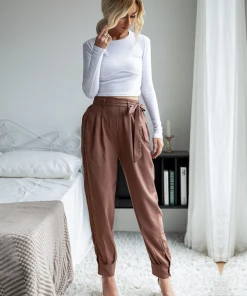 BFZY Smaibulun | GARNETT Bow Pants - Coffee NEW ARRIVALS