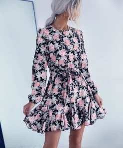 BFZY Smaibulun | STEVIE Rose Midi Dress - Pink Print