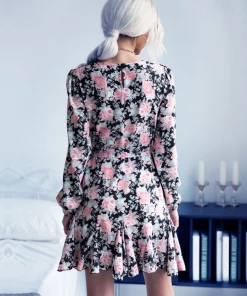 BFZY Smaibulun | STEVIE Rose Midi Dress - Pink Print