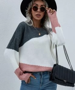 MY Smaibulun | ELMA Knit Jumper - Pink Block New In Clothing