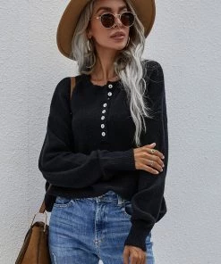 MY New In Clothing Smaibulun | Natisha Knit Top - Black