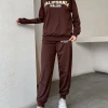 BFZY CALIFORNIA MALIBU LOUNGEWEAR SET - CHOCOLATE NEW ARRIVALS