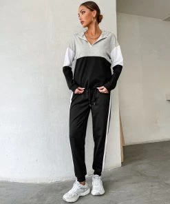 BFZY HANNAH SPORTY SET - BLACK GREY