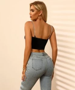 BFZY ANTONELLA CROP TOP - BLACK NEW ARRIVALS