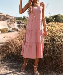 BFZY MADELYN LINEN DRESS - DUSTY PINK NEW ARRIVALS 11 BFZY MADELYN LINEN DRESS - DUSTY PINK NEW ARRIVALS