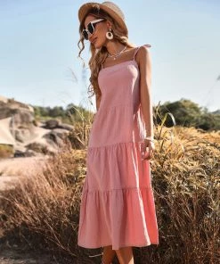 BFZY MADELYN LINEN DRESS - DUSTY PINK NEW ARRIVALS 12 BFZY MADELYN LINEN DRESS - DUSTY PINK NEW ARRIVALS