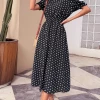 BFZY LYNNA POLKA DOT DRESS - BLACK New In Clothing