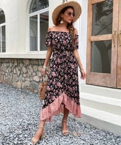 BFZY NEW ARRIVALS LYREBIRD MAXI DRESS - BLACK PRINT 10 BFZY NEW ARRIVALS LYREBIRD MAXI DRESS - BLACK PRINT