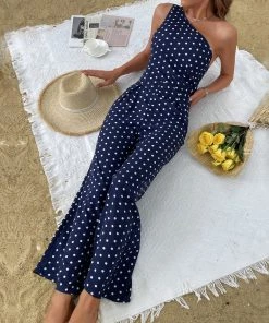 BFZY SAFFARA ONE SHOULDER JUMPSUIT - NAVY NEW ARRIVALS 11 BFZY SAFFARA ONE SHOULDER JUMPSUIT - NAVY NEW ARRIVALS