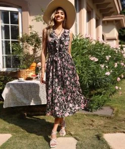 BFZY NEW ARRIVALS NICOLENE MAXI DRESS - BLACK PRINT 11 BFZY NEW ARRIVALS NICOLENE MAXI DRESS - BLACK PRINT