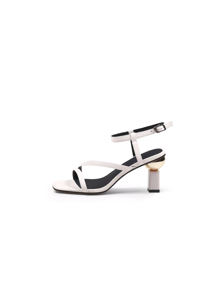 Jady Rose JadyRose | Block Heel Leather Ivory Ankle Strap Sandal NEW ARRIVALS 4 Jady Rose JadyRose | Block Heel Leather Ivory Ankle Strap Sandal NEW ARRIVALS