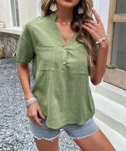 BFZY KAINA SHIRT TOP - SAGE NEW ARRIVALS
