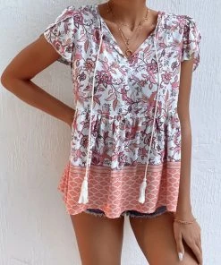 BFZY NEW ARRIVALS PENI TOP - FLORAL PRINT