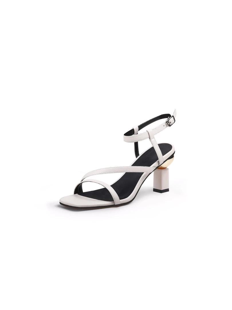 Jady Rose JadyRose | Block Heel Leather Ivory Ankle Strap Sandal NEW ARRIVALS 3 Jady Rose JadyRose | Block Heel Leather Ivory Ankle Strap Sandal NEW ARRIVALS