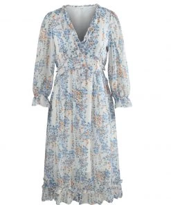 DY BLUEBELL MIDI DRESS - GARDEN PRINT NEW ARRIVALS