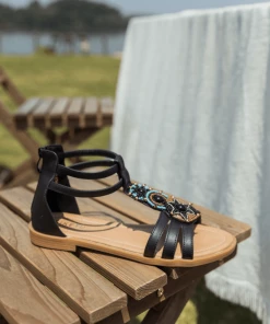 SIKETU | Black Boho Gladiator Sandals NEW ARRIVALS