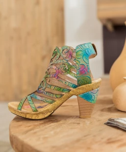 RXD SOFFIA | Genuine Leather Swirl Strappy Leather Sandal NEW ARRIVALS