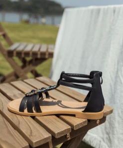 SIKETU | Black Boho Gladiator Sandals NEW ARRIVALS