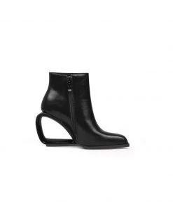 Jady Rose JadyRose | FIREPLACE Wedge-Heel Back Leather Ankle Boot