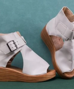 Peep-toe Side Cut Wedge Boots Platform Sandals | En Bloom New In Shoes