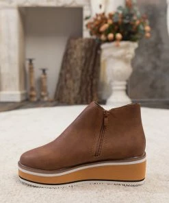 HYHE En Bloom | Eazy Platform Ankle Boot - Brown