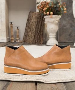 HYHE En Bloom | Eazy Platform Ankle Boot - Tan New In Shoes