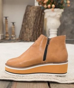 HYHE En Bloom | Eazy Platform Ankle Boot - Tan New In Shoes